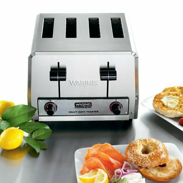 Waring Commercial Waring WCT805B Heavy Duty 4 Slice Toaster 208V 929WCT805B